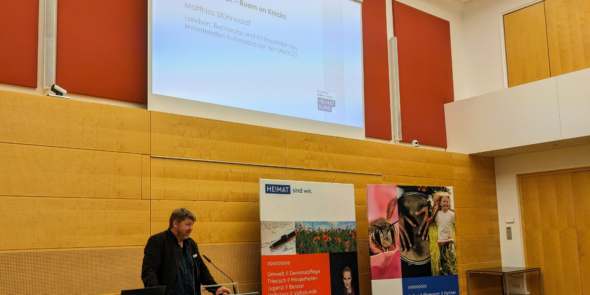 Autor Matthias Stührwoldt beim Parlamentarischen Abend