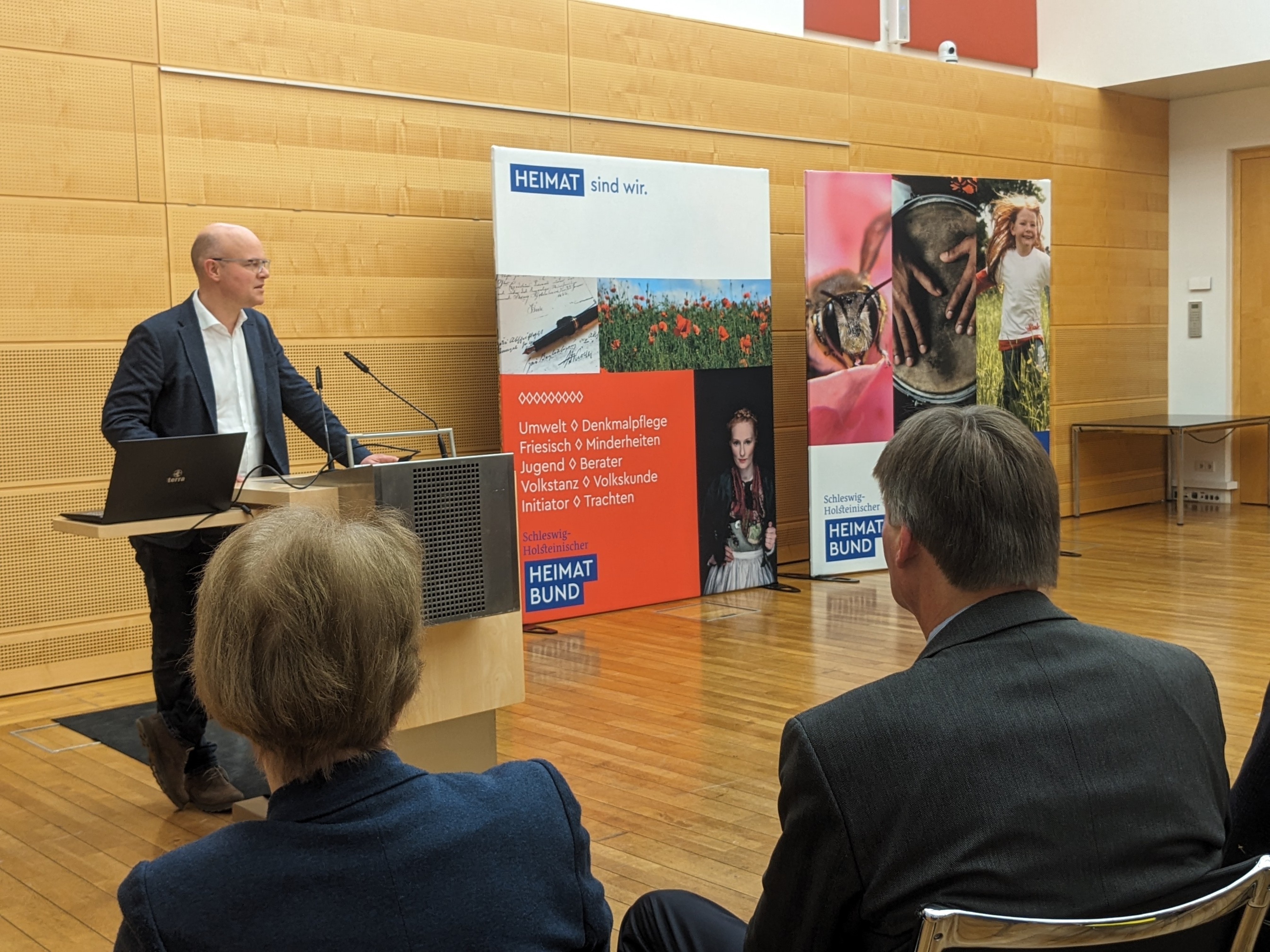 SH Umweltminister Tobias Goldschmidt beim Parlamentarischen Abend