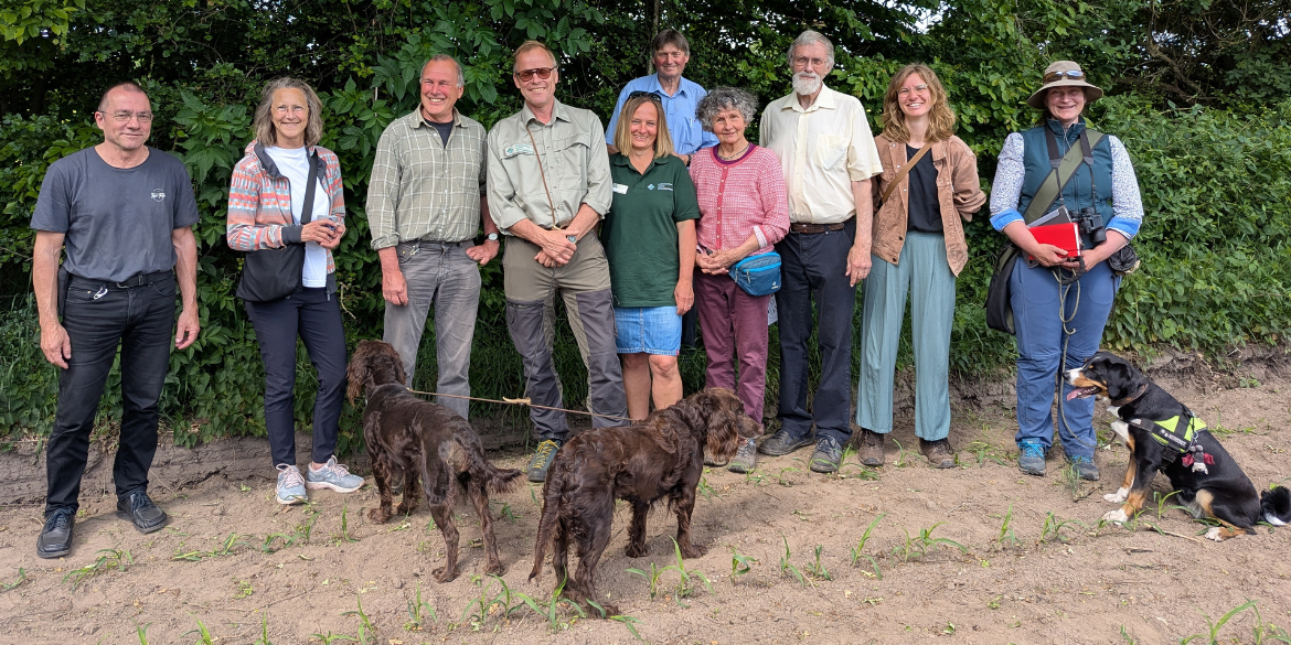 Arbeitsgruppe Gruppenbild vor Knick