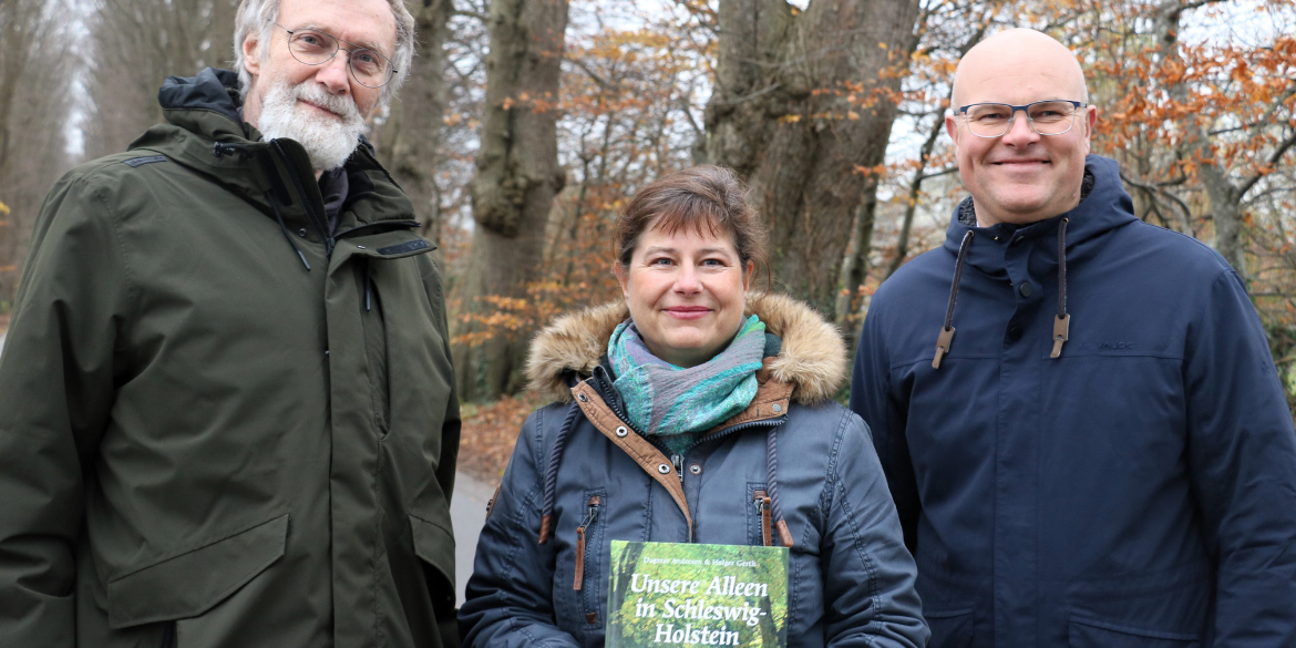 Prof. Dr. Holger Gerth, Dagmar Andresen und Umweltminister Tobias Golschmidt