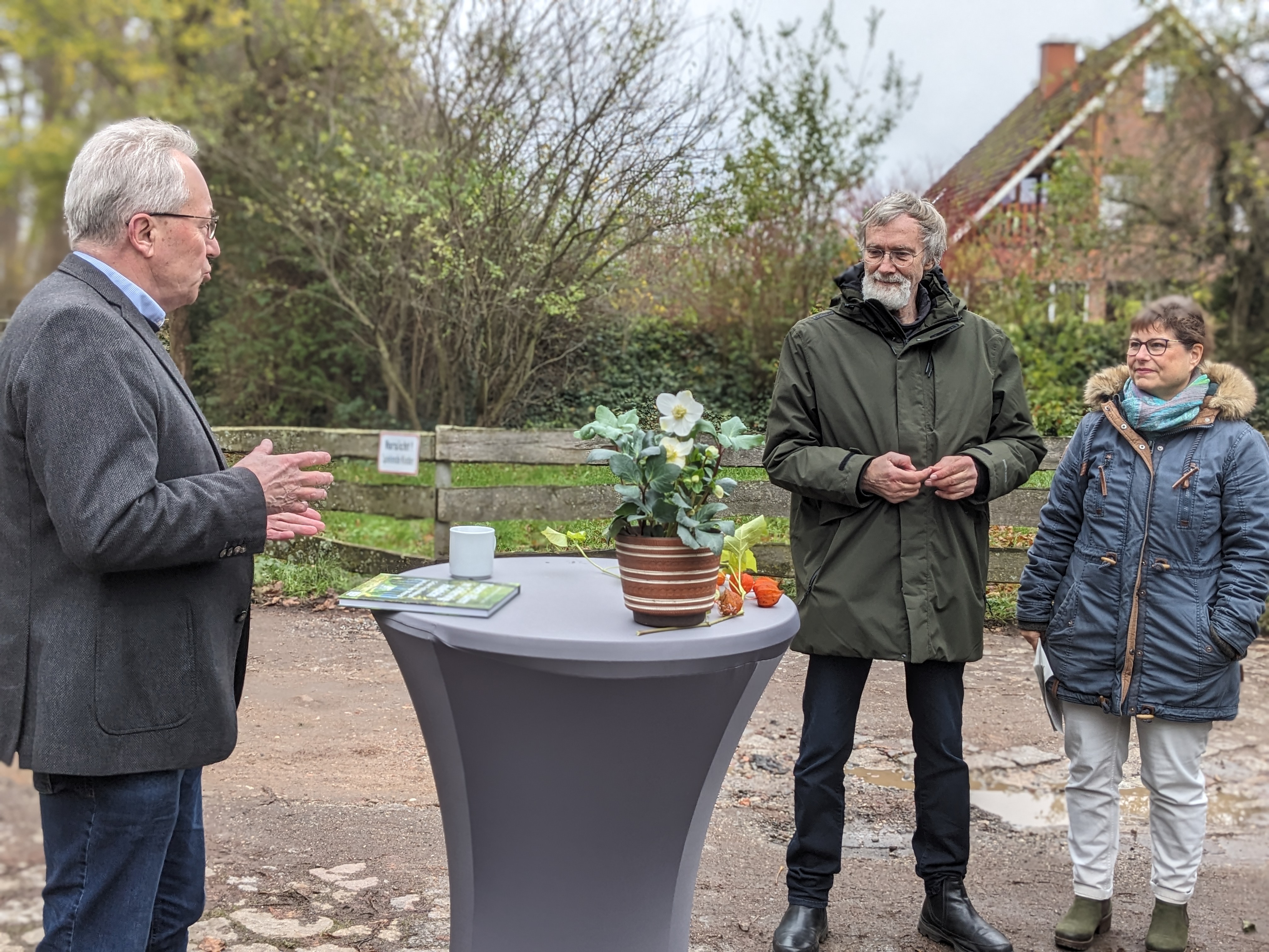 Peter Stoltenberg, Holger Gerth und Dagmar Andresen